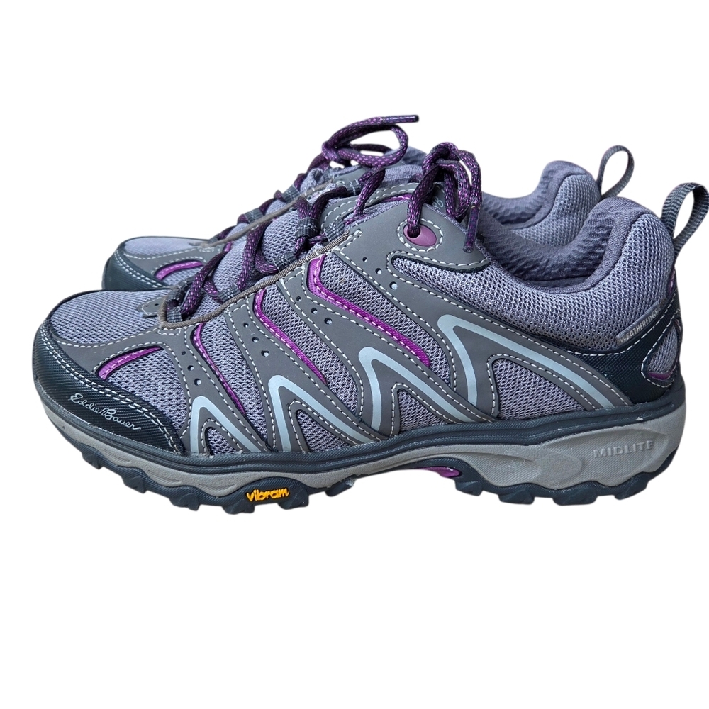 Eddie Bauer Women's Lukla Pro Waterproof Lightweight Hiking Walking Shoes Size 8